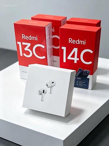 spark 2: Смартфоны Xiaomi Redmi 13C и Redmi 14C + беспроводные наушники (в — 1