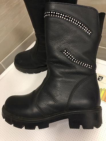 Ботинки: Зимние детские сапоги! Б/ У! Очень в хорошем состоянии! Кожаные — 1