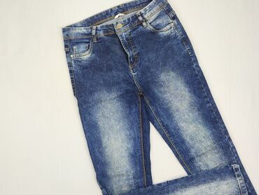 spodnie jeans damskie wysoki stan: Jeansy damskie, S