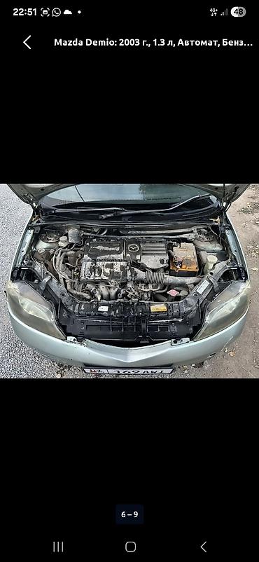 диски и шины б у: Mazda Demio: 2004 г., 1.3 л, Автомат, Бензин, Хэтчбэк — 6