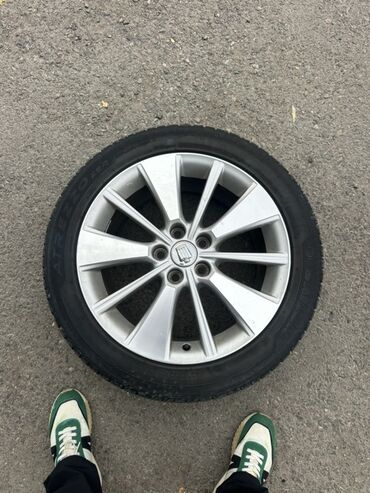 диски от опеля на ваз: Дөңгөлөктөр монтажда 255 / 50 / R 18, Жай, Колдонулган, Комплект, Жеңил унаалар, Куйма, тешиктери - 4