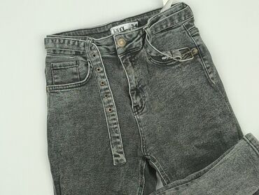 joggery damskie z lampasami: Jeans, XS (EU 34), condition - Good