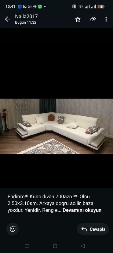 Salon masaları: Künc divan