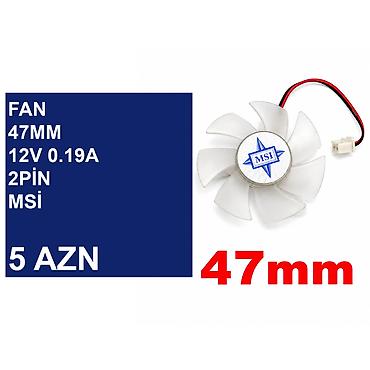 ventilator satisi bakida: Videokart üçün Fanlar “36/45/47/75/87mm 12v 2/3/4pin” 📍Ünvan: Bakı — 10
