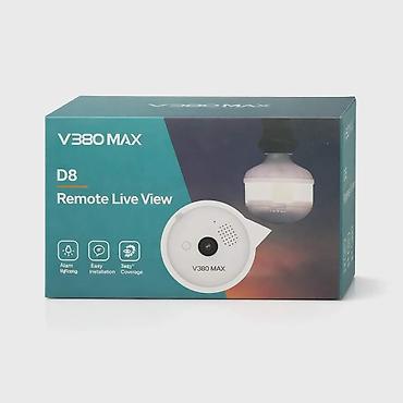 dvd player za auto: Pametna Wi‑Fi sigurnosna kamera V380 MAX D8 u obliku sijalice gs - — 4