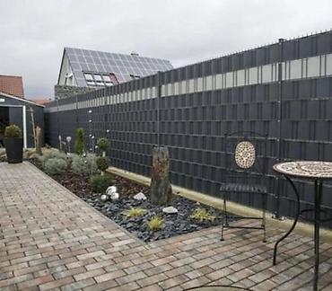 Proizvodi od rolovanog metala, metalni kanali: 🔲 PANELNA OGRADA 2D 6/5/6 mm Ispuna rebrasta traka – zaštita od — 8