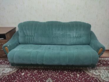 встроенная мебель диван: Цвет - Зеленый, Б/у