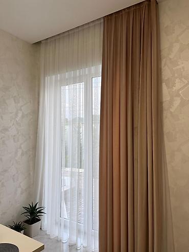 Digər mebel: 11 eded pencere ucun dest perde satilir qol ile beraber 3.25 m — 4