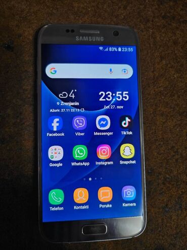 Samsung: Samsung Galaxy S7, 32 GB, bоја - Zlatna, Otisak prsta na lalafo.rs — 1 Samsung: Samsung Galaxy S7, 32 GB, bоја - Zlatna, Otisak prsta — 1