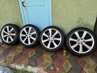 колесо на фит: Дөңгөлөктөр монтажда 225 / 45 / R 18, Жай, Комплект, Жеңил унаалар, Куйма, тешиктери - 5