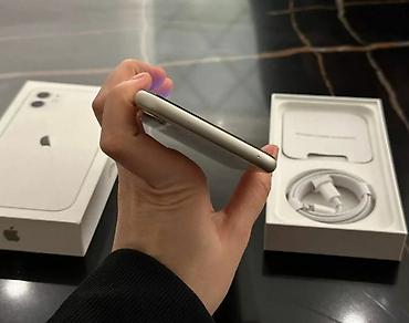iphone cs max: IPhone 11, Б/у, 128 ГБ, Белый, Зарядное устройство, Чехол, Кабель, 78 % — 6