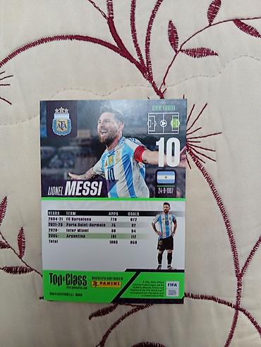 messi topu: Panini Top Class – “Masterclass” seriyasından Lionel Messi kolleksiya — 2