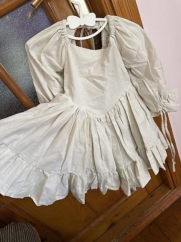 hamam xalatı türkçe: Uşaq paltarı – açıq krem rəngdə, romantik üslubda. - Model: qollu — 1