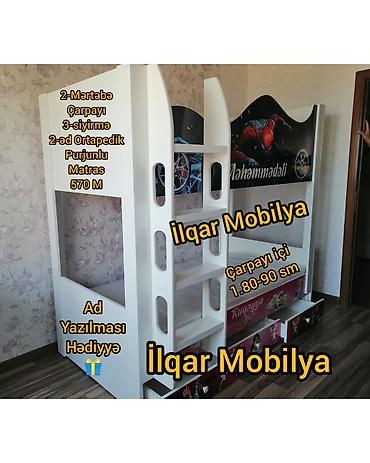 matras sumqayit: Oğlan və qız üçün, Yeni, Çarpayı, Matrassız, Siyirməsiz, Laminat — 4