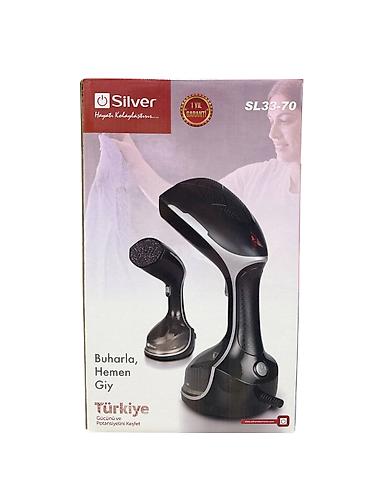 Утюги: Məhsul №: 7341 Məhsulun adı: Əl buxarlandırıcısı Silver SL33-70 Brend — 1