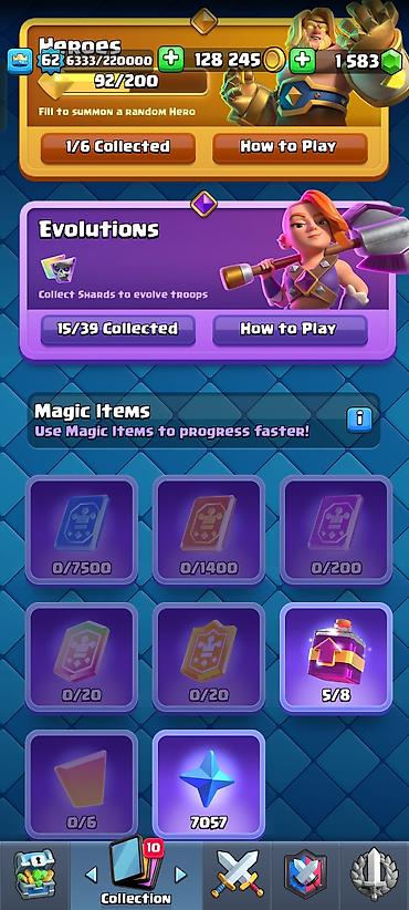 Kolleksiya kartları: 💎 Clash Royale Hesabı Satılır King Level: 62 MAX kartlar: Level 16 -da lalafo.az — 7 Kolleksiya kartları: 💎 Clash Royale Hesabı Satılır King Level: 62 MAX kartlar: Level 16 — 7