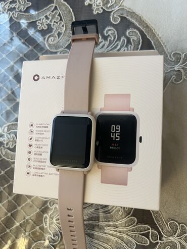 smart tv pult: İşlənmiş, Smart saat, Amazfit, Sensor ekran, rəng - Çəhrayı