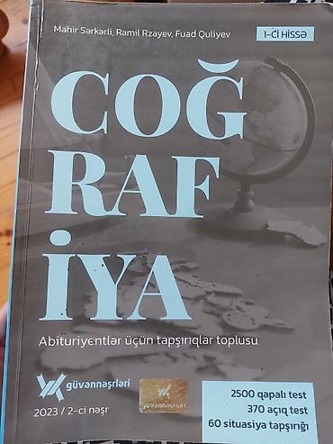 Məhsul: “Coğrafiya – Abituriyentlər üçün tapşırıqlar toplusu” (1-ci lalafo.az -da Məhsul: “Coğrafiya – Abituriyentlər üçün tapşırıqlar toplusu” (1-ci