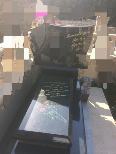 Başqa xidmətlər: Sənətkar işi-Məzar ve abidə daşlarımın hazırlanması — 7