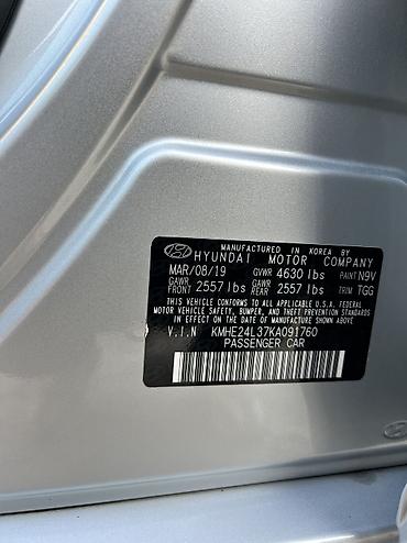 Hyundai: Hyundai Sonata: 2019 г., 2 л, Автомат, Гибрид, Седан at lalafo.kg — 9 Hyundai: Hyundai Sonata: 2019 г., 2 л, Автомат, Гибрид, Седан — 9