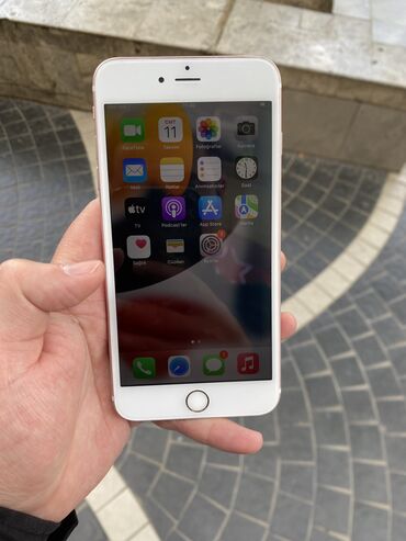 iphone 6s plus plata: IPhone 6s Plus, 16 GB, Çəhrayı, Barmaq izi