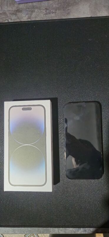 IPhone 14 Pro Max, Б/у, 128 ГБ, Черный, Защитное стекло, Чехол, Кабель, 94 %