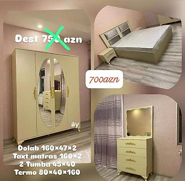 ucuz ev temiri: 💥Ay sonuna qədər endirimdə 💥yataq dəsti 700 azn 💥matras 🎁 💥çatdırılma — 2