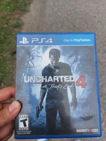 ps4 disc: Uncharted 4: A Thief's End, Disk, PS4 (Sony Playstation 4), Pulsuz çatdırılma