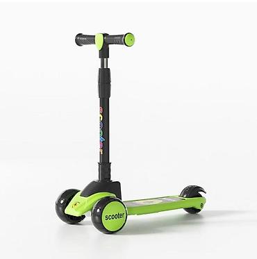 Детские самокаты: Детский самокат, Трёхколёсный — 66