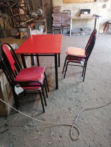 Masa və oturacaq dəstləri: 110‼️manatdan başlayir 4nəfərlik stol və stullar anbardan satiş var — 19