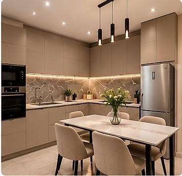 Продажа квартир: 2 комнаты, 62 м², Южная Магистраль Элитка, 8 этаж, Дизайнерский ремонт — 4