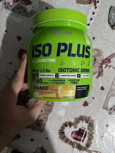 Digər idman və istirahət malları: Məhsul: Olimp ISO PLUS + L‑Carnitine izotonik içki tozu Dad
