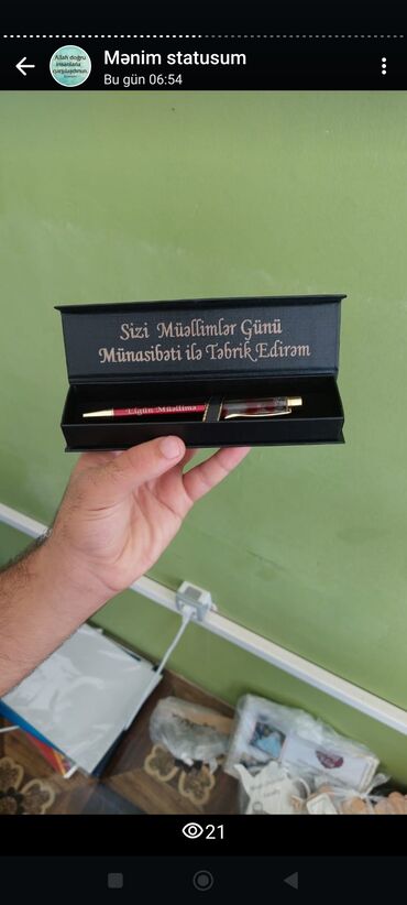 Qələmlər: Qələm, qutu,yazı daxil 25AZN.balaca qutuda 20 AZN.catdirilma -da lalafo.az — 10 Qələmlər: Qələm, qutu,yazı daxil 25AZN.balaca qutuda 20 AZN.catdirilma — 10