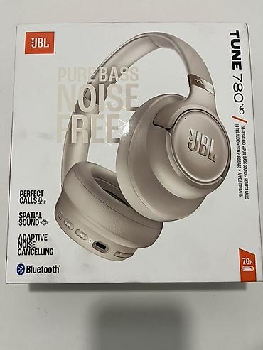 Audio: Yeni Simsiz (Bluetooth) Qulaqcıqlar, JBL, rəng - Bej — 3