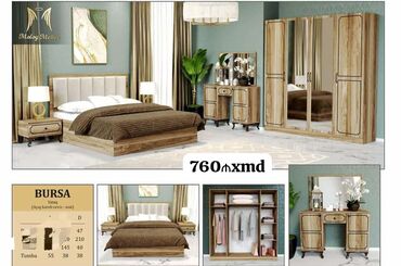 Yataq otağı dəstləri: İkinəfərlik çarpayı, Yeni — 4