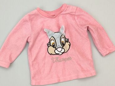 sukienka letnia rozowa: Bluza, Disney, 6-9 m, stan - Bardzo dobry