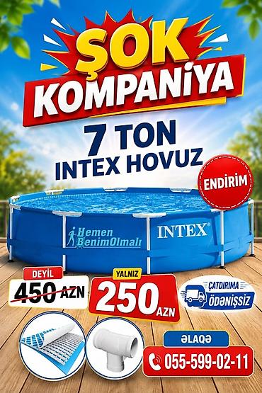pool: Yeni Karkas hovuzu Intex, 3.1 - 4 m, ≥ 5001 l — 1