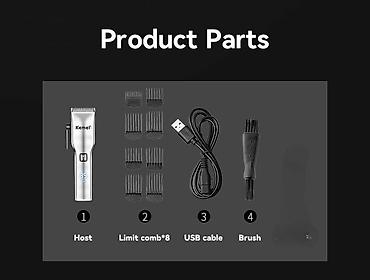 Trimmerlər və saç qırxan maşınlar: Saç qırxan maşın, Kemei, Yeni, Ödənişli çatdırılma, Rayonlara çatdırılma, Pulsuz çatdırılma — 5