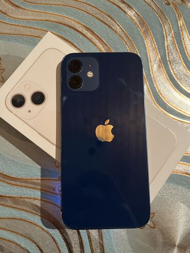 Apple iPhone: IPhone 12, 64 GB, Mavi, Face ID