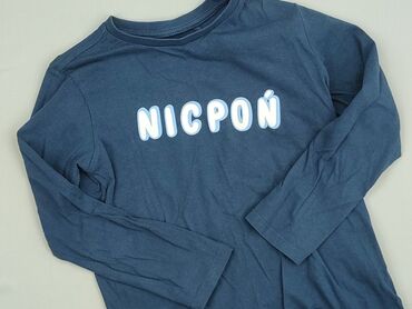 elegancki sweterek dla chłopca: Sweatshirt, SinSay, 7 years, 116-122 cm, condition - Very good