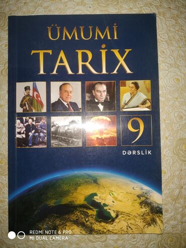 Kitablar, jurnallar, CD, DVD: Ümumi Tarix derslik 9cu sinif satılır