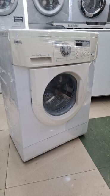 qab yigan: Paltaryuyan maşın LG, 5 kq, Avtomat, Qurutmasız, Kredit var