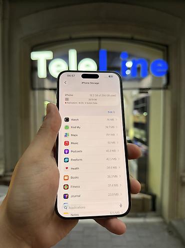 apple barter: IPhone 15 Pro Max, 256 GB, Natural Titanium, Zəmanət, Kredit, Simsiz şarj — 6
