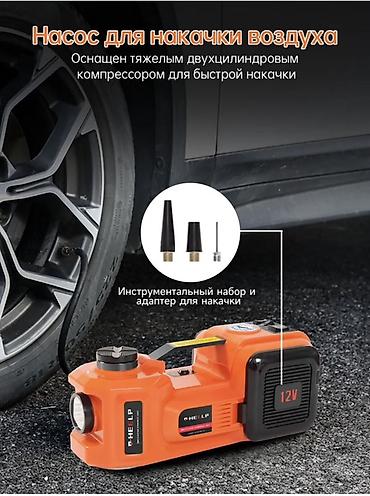 дизельный молот: Электрический домкрат 12V с ударным гайковёртом и компрессором - — 4