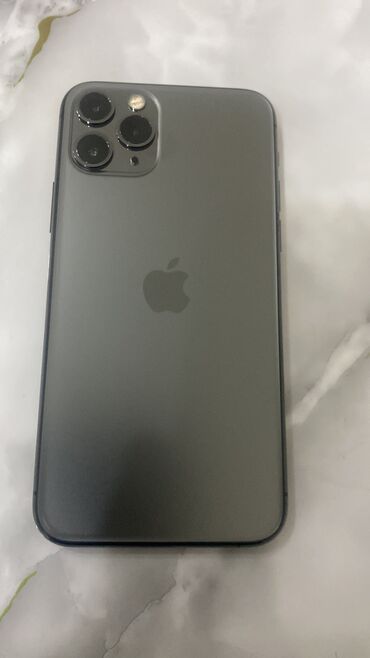 айфон 11 цена в кыргызстане: IPhone 11 Pro, Б/у, 256 ГБ, Зеленый, Чехол