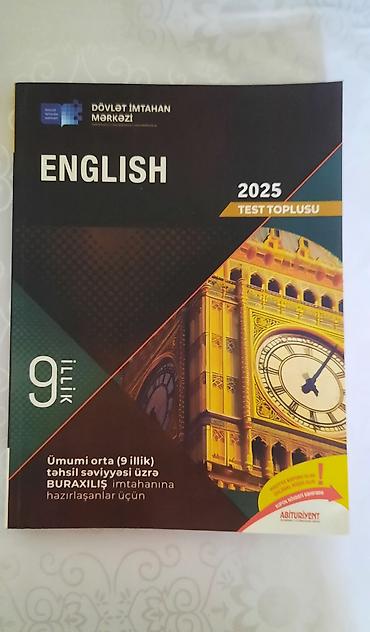 samoyed qiyməti: Məhsul: “English – 2025 Test Toplusu” (Dövlət İmtahan Mərkəzi) — 1