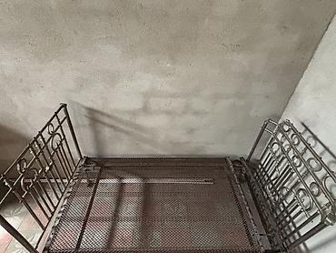 tavan dizaynlari: Metall çarpayı karkası - Material: tamamilə metal konstruksiya (boru — 2
