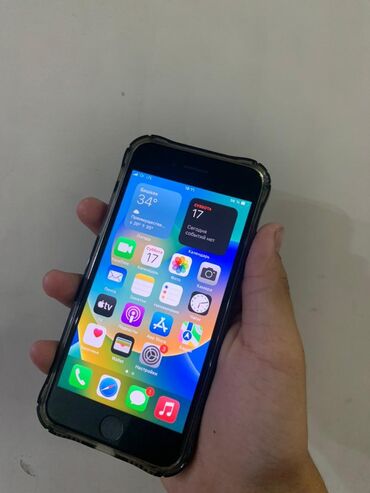 купить redmi 14 pro: IPhone 8, Колдонулган, 64 ГБ, Jet Black, Каптама, Кабель, 83 %