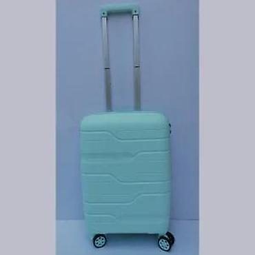 Putni koferi i torbe: Tvrdi kofer na točkiće – mint zelena boja - Materijal: lagana tvrda — 14
