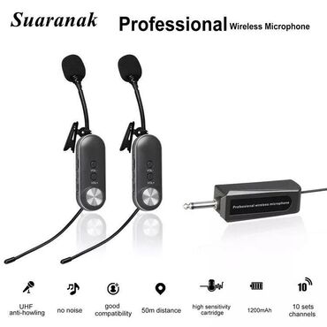 продаю микрофон: T-4 audio uhf-380hw новый дизайн лидер продаж беспроводная микрофонная